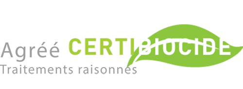 Certification Certibiocide – entreprise agréée lutte anti-nuisibles Logo Certibiocide certification pour l’utilisation de biocides en lutte anti-nuisibles